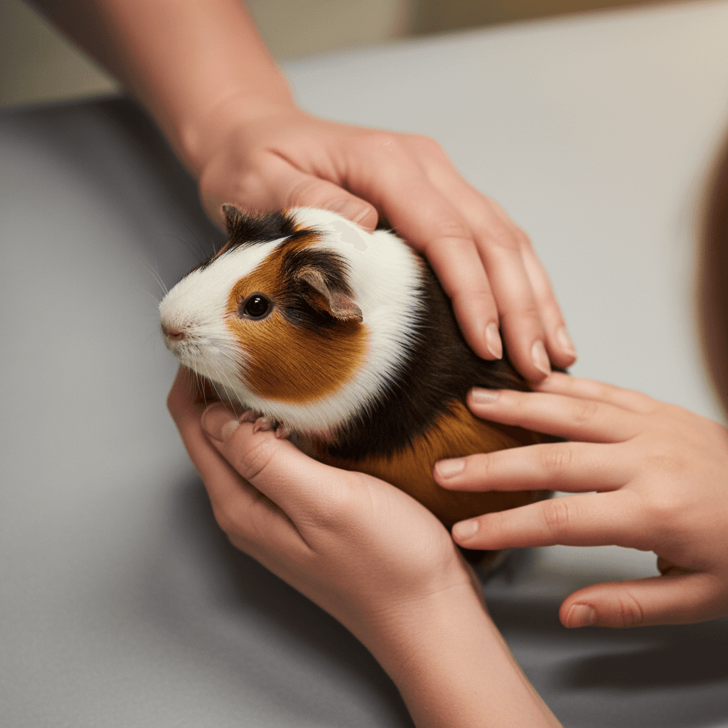 Professional pet handling technique