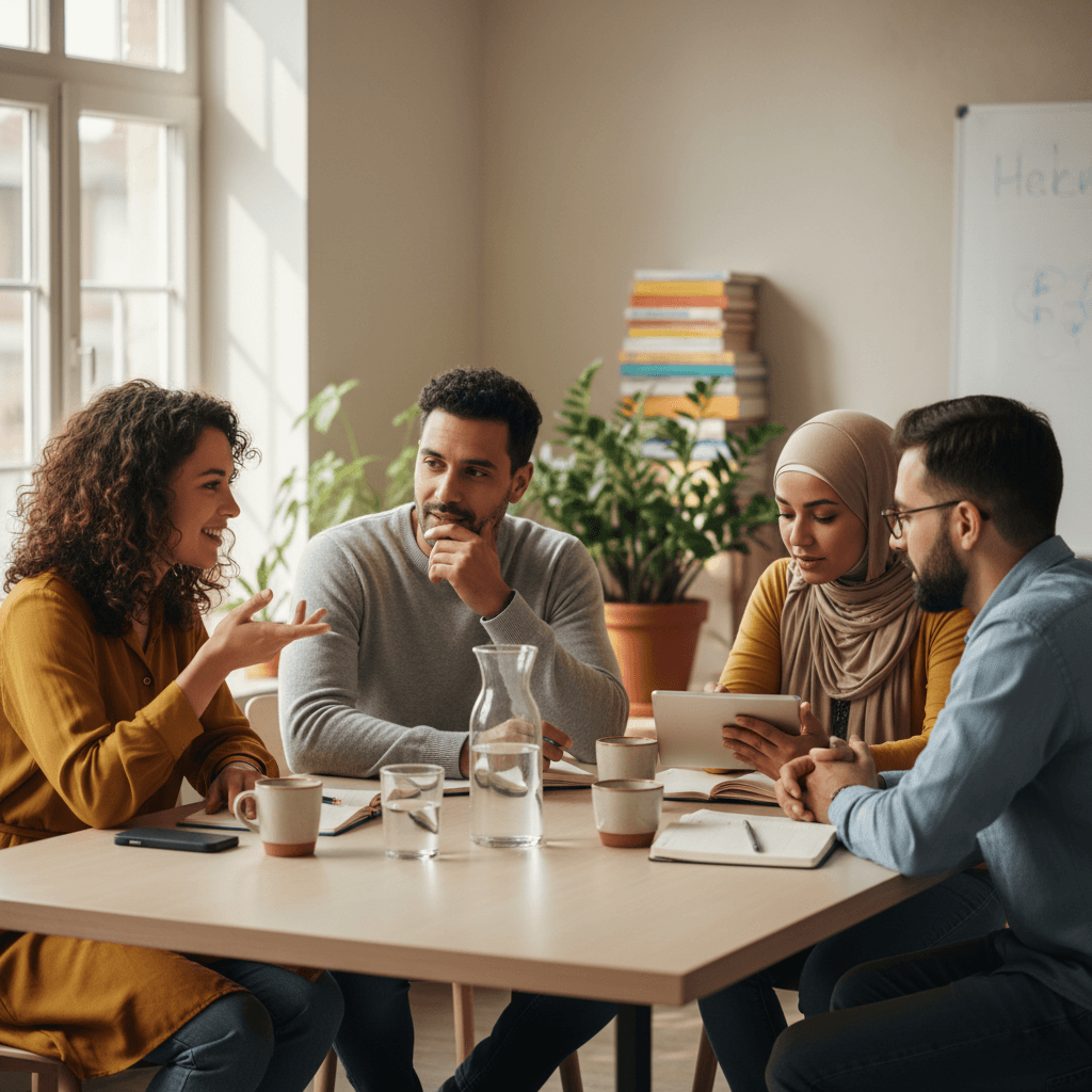 Founder gently cradling a rabbit with practiced care